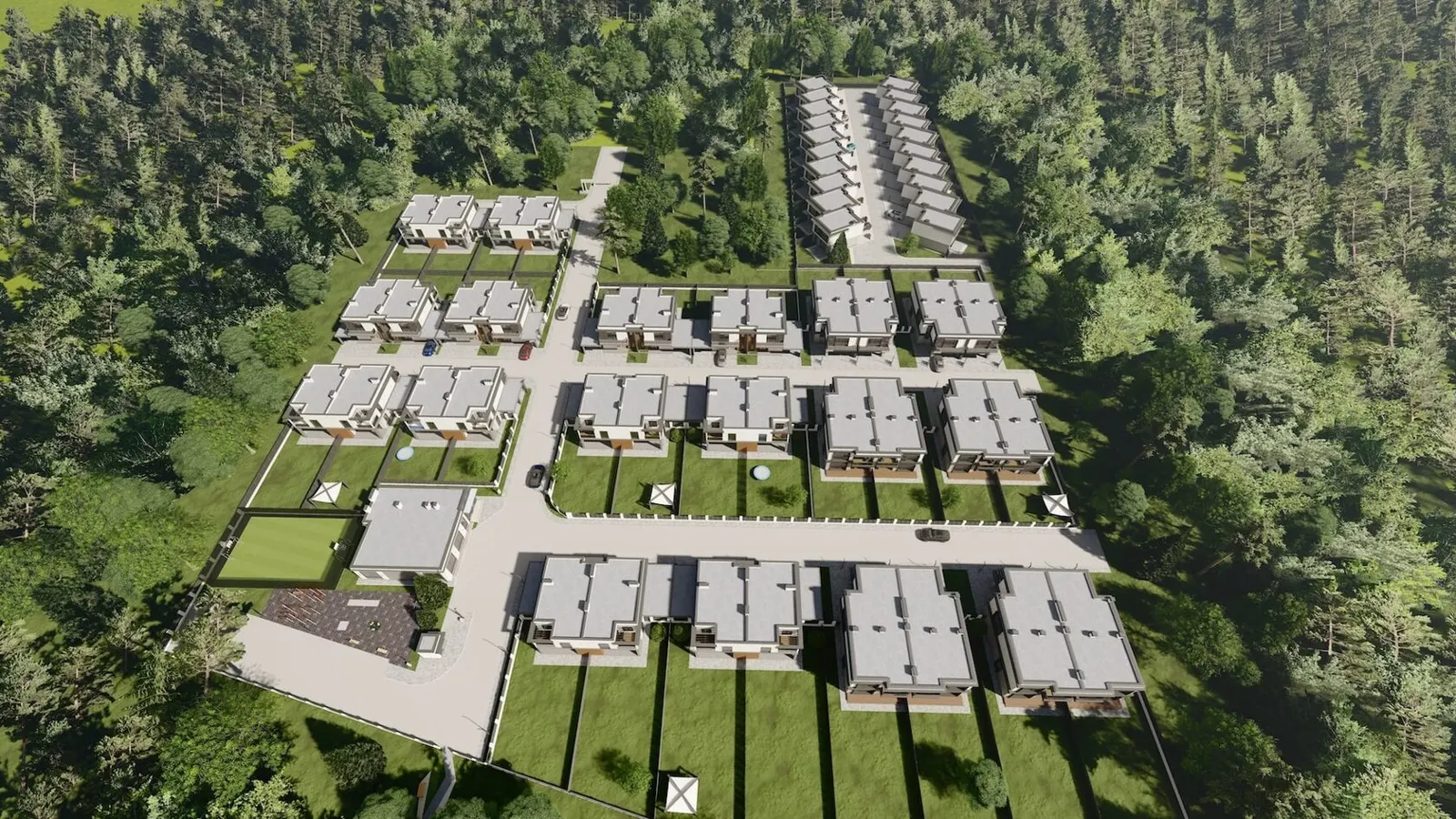 Stone Village біля лісу